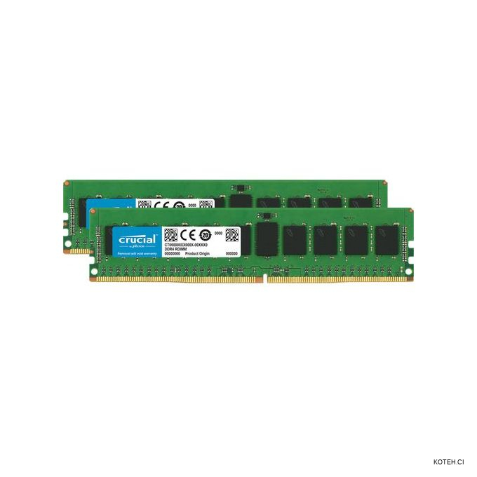 Barrette Memoire - Bureau RAM DDR4 8Gb - 2666 MHz - Vert - KOTECH