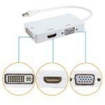 Mini DisplayPort Vers -DVI - VGA - HDMI 3 In1 pour MacBook IMac