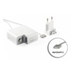 Chargeur MacBook - MacSafe2 - 85W - AC 110V-230V - 50/60Hz - OutP 16.5V 3.65A - Blanc
