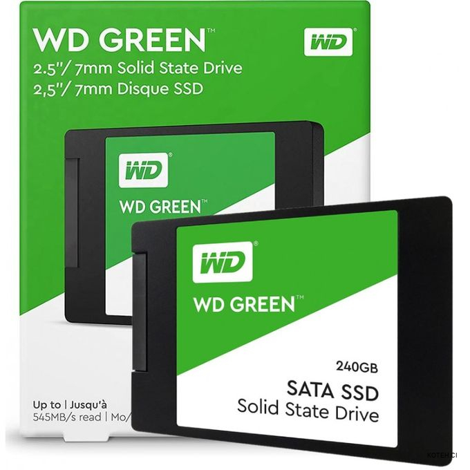 Disque SSD SATA 2.5- 240 GIGA- NOIR - KOTECH