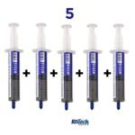 5x Seringues De Pate Thermique 30g HY510 Pour CPU GPU Processeur Dissipateur - Gris