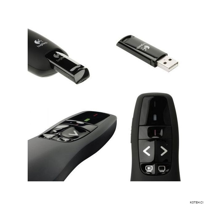 Télécommande de Présentation sans Fil2,4 GHz-Récepteur USB