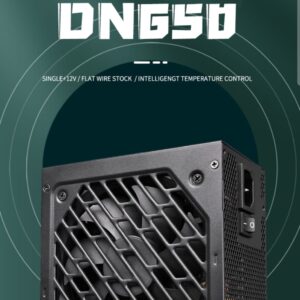 Alimentation Gamer WJ Coolman DN650 Power Supply -  Noir