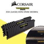 Corsair Barrette Mémoire -DDR4-8GB (2 X 4GB)- 3000 MHz