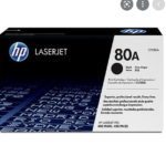 Cartouches  Toner LaserJet  HP 80 A - Noir