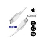 Macintosh Cable USB-C Vers USB-C - 2 M