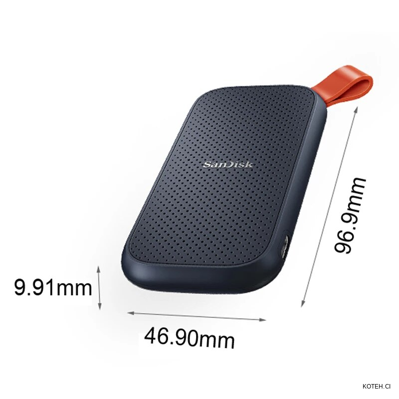 SSD Portable SanDisk 1 To - 520 Mb/s - KOTECH