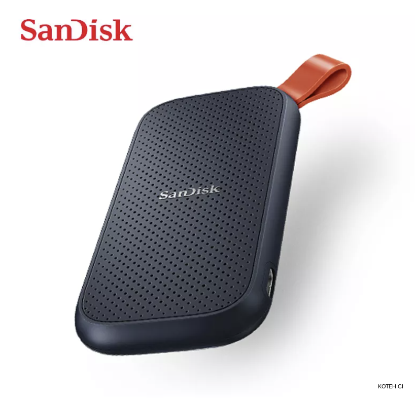 SanDisk Extreme 2 To NVMe SSD, disque dur externe, USB-C, jusqu'à 1 050  Mo/s en vitesse de lecture et 1 000 Mo/s en vitesse d'écriture, résistant à  l'eau et à la poussière