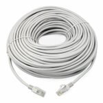 Câble Réseau FTP - Blindé Et Serti- 50m - Cat 5 - Gris