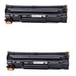 Lot De 2 Cartouches Compatibles Toner 737 (CF283A) - PTH-283A