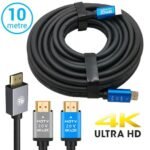 Câble HDMI Speed-X 2.0V Premium Ultra HD 4k 10m