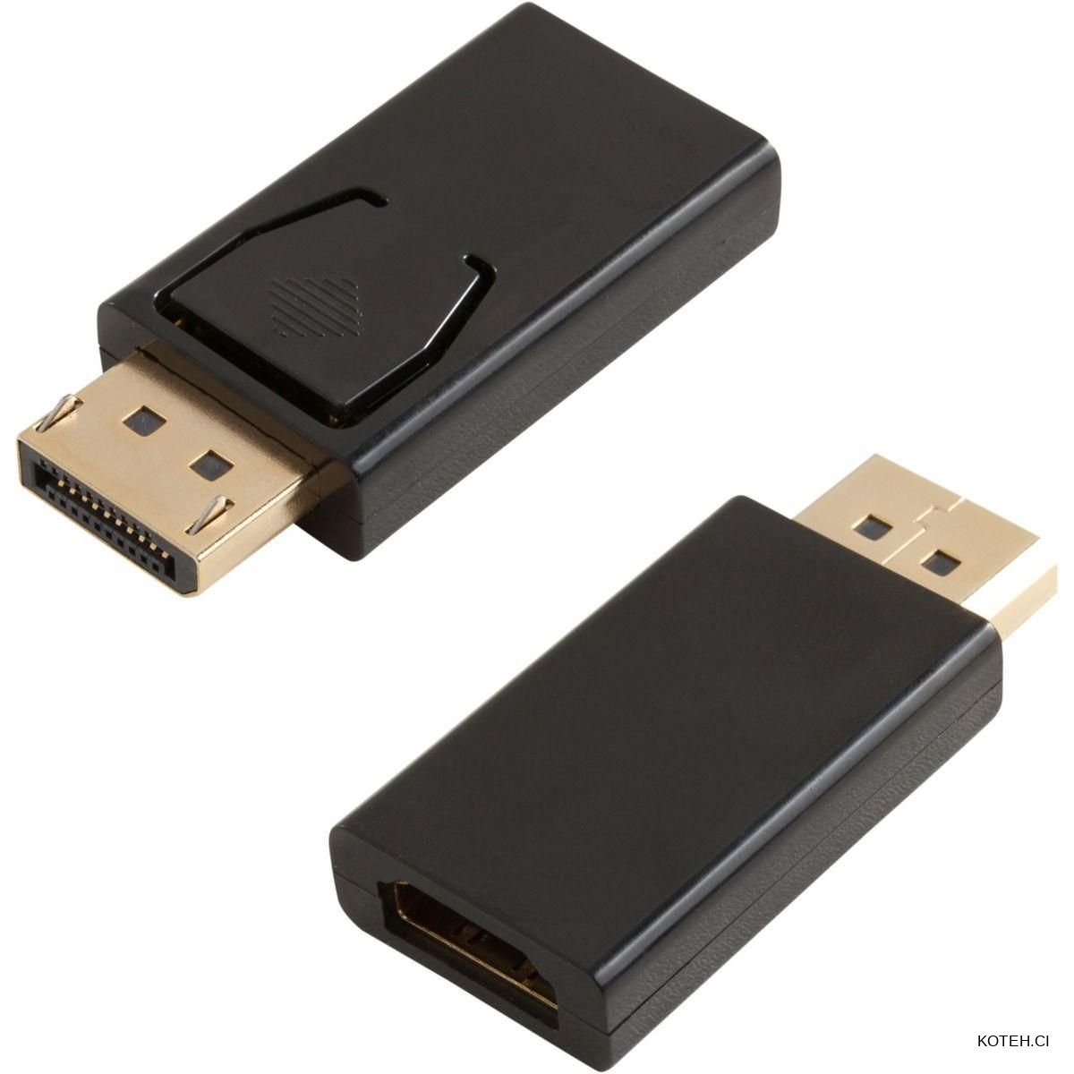 Adaptateur DisplayPort vers HDMI - M/F - Convertisseurs DisplayPort