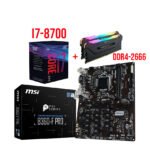 Kit- Intel core I7-8700 - Carte Mère Intel MSI B360-F Pro DDR4 - 16GIGA – DDR4 2666 Mhz