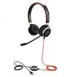 Micro-casque Jabra Evolve 40 MS duo/Centre D'appels USB Type-A Noir