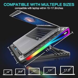 Support Pc+ Refroidisseur Ordinateur portable 17 pouces