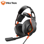 Casque Gamer rétroéclairé RVB Meetion MT – HP099 avec micro / Noir