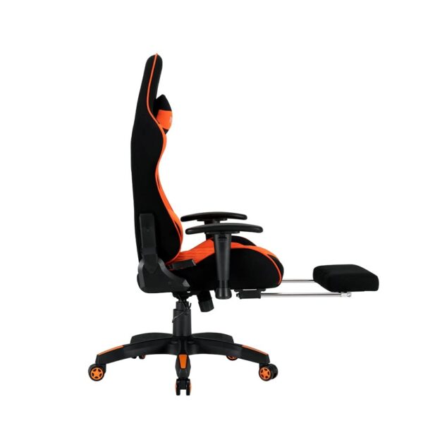 Gaming Chaise MEETION MT-CHR25 Esports Gaming Massage Orange - noir – Image 9