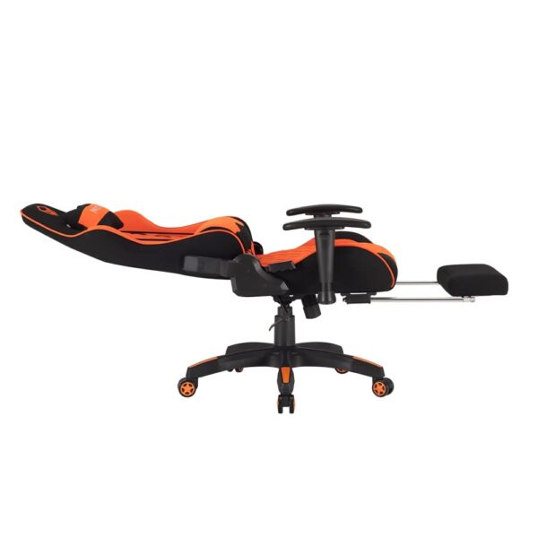 Gaming Chaise MEETION MT-CHR25 Esports Gaming Massage Orange - noir – Image 8