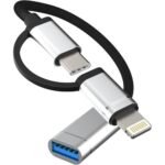 Câble OTG Adaptateur Lightning USB Vers Type C IPhone
