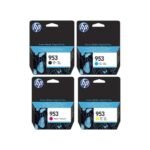 Ensemble cartouche 953 Noir - bleu - rouge - jaune