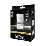 Disque SSD portable Lexar Professional Go SL400 avec hub 1 To Argent 6- IPhone