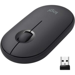 Logitech Souris sans fil Pebble M350 - Bluetooth - USB - Multiposte