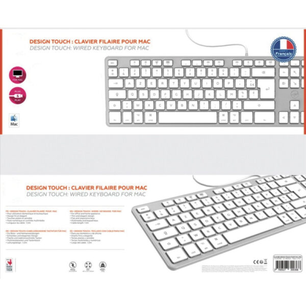 Clavier Azerty filaire pour Mac et Windows – Image 7
