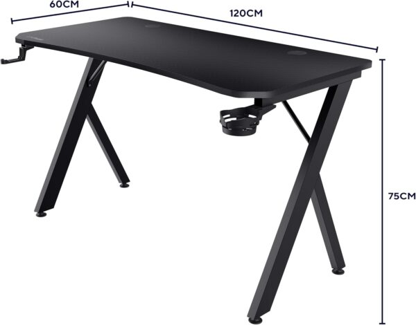 Table Gameur  Bureau  - Fibre de carbon – Image 10