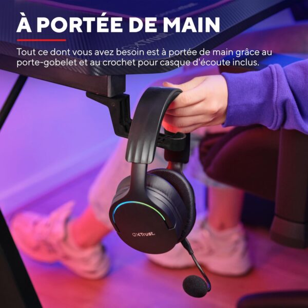 Table Gameur  Bureau  - Fibre de carbon – Image 6