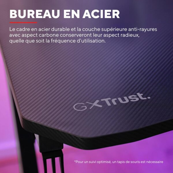 Table Gameur  Bureau  - Fibre de carbon – Image 8