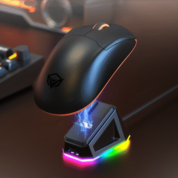 Souris de jeu sans fil Souris de jeu sans fil GW39 - Noir – Image 5