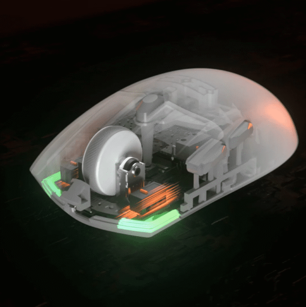 Souris de jeu sans fil  tri-mode Air GW33 - Blanc – Image 5