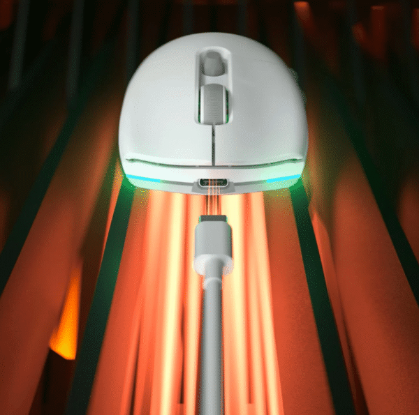 Souris de jeu sans fil  tri-mode Air GW33 - Blanc – Image 3