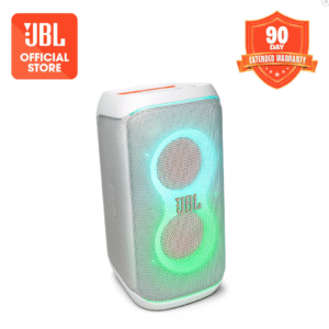 JBL Partybox Club 120, Enceinte portable de soirée, poignée pliable ergonomique - Blanc