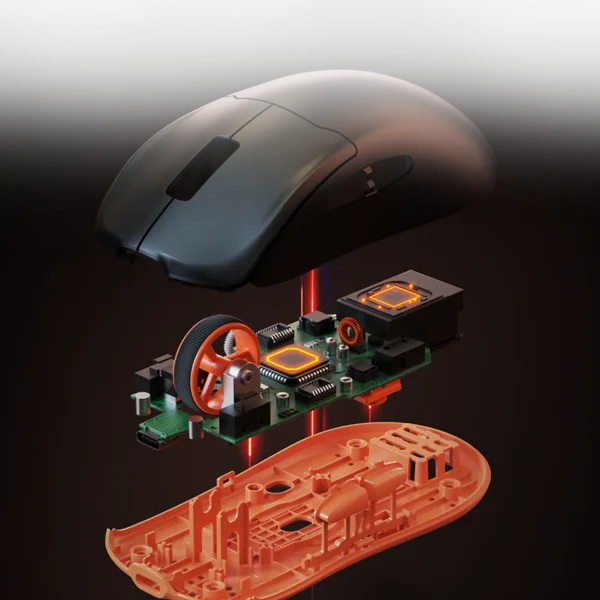 Souris de jeu sans fil Souris de jeu sans fil GW39 - Noir – Image 10