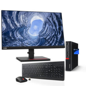 Ordinateur bureau mini  ThinkCentre ® Core™ i5  6e 8 Go, 256 Go  + Ecran ThinkVision P24H-2L