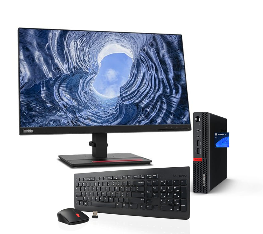 Ordinateur bureau mini ThinkCentre ® Core™ i5 6e 8 Go, 256 Go + Ecran ThinkVision P24H-2L