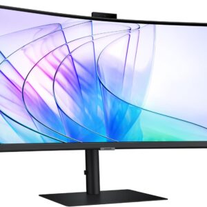 Ecran incurvé Samsung ViewFinity série S65VC 34 pouces Ultra WQHD, 100 Hz, AMD FreeSync, HDR10, USB-C, haut-parleur intégré, webcam