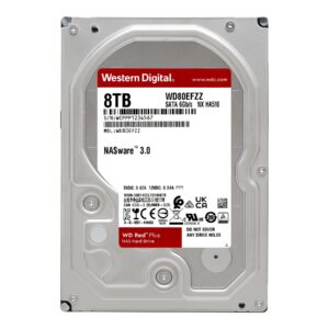 Disque dur interne WD Red Plus 8 To NAS 3,5" -7200 RPM, SATA 6 Gb/s,