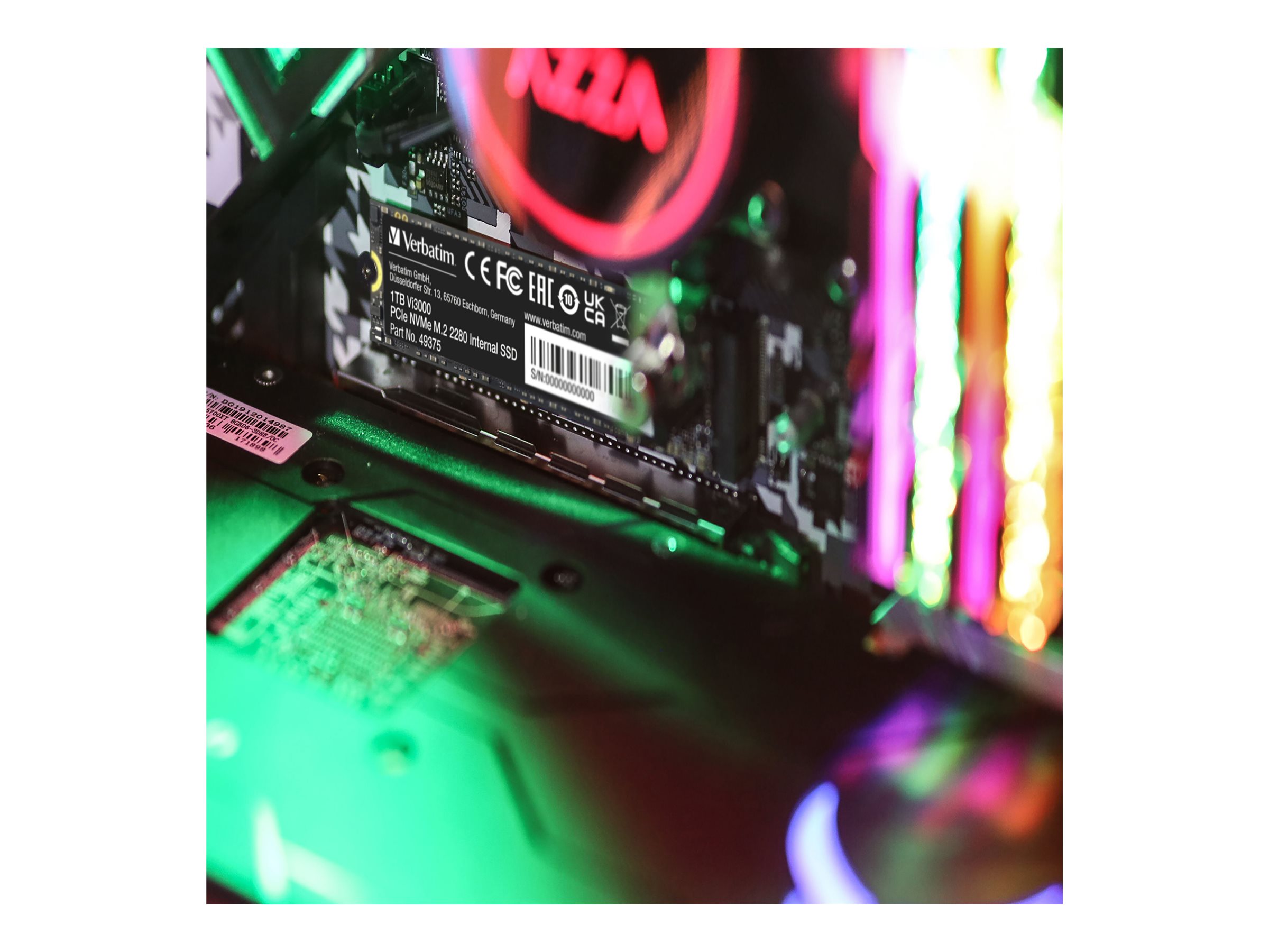 Disque SSD Interne Verbatim Vi3000 NVMe M.2 SSD 1TB PCIe Gen 3, Jusqu’à 3100 Mo/s – Image 4