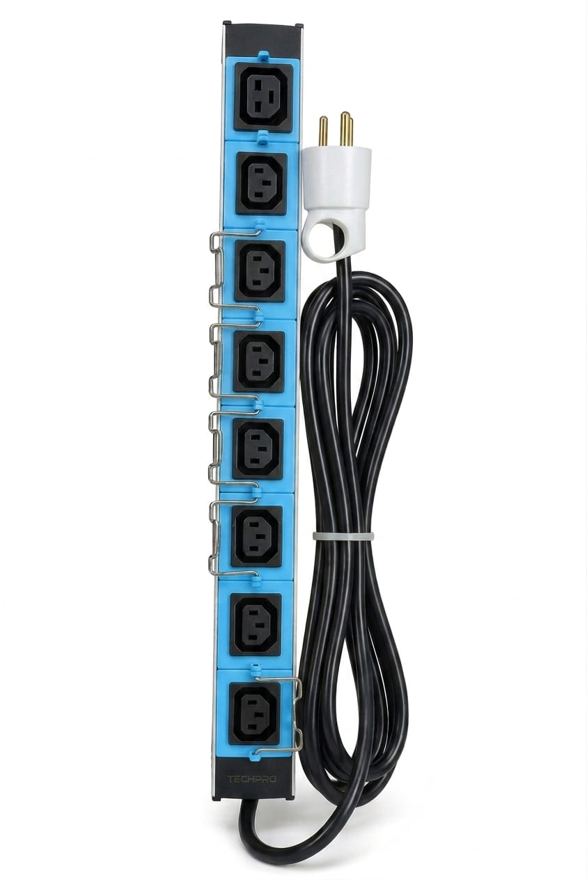 Multiprise 8 Prises IEC PDU Rack 19" pour Serveur & Réseaux