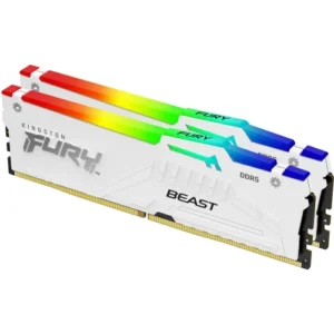 Mémoire RAM Kingston Fury Beast 64 GB (2 x 32GB) vitesse de 5600 MT/s, latence CAS CL40