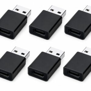 Lot de 6 Adaptateurs USB-C Femelle vers USB-A Mâle