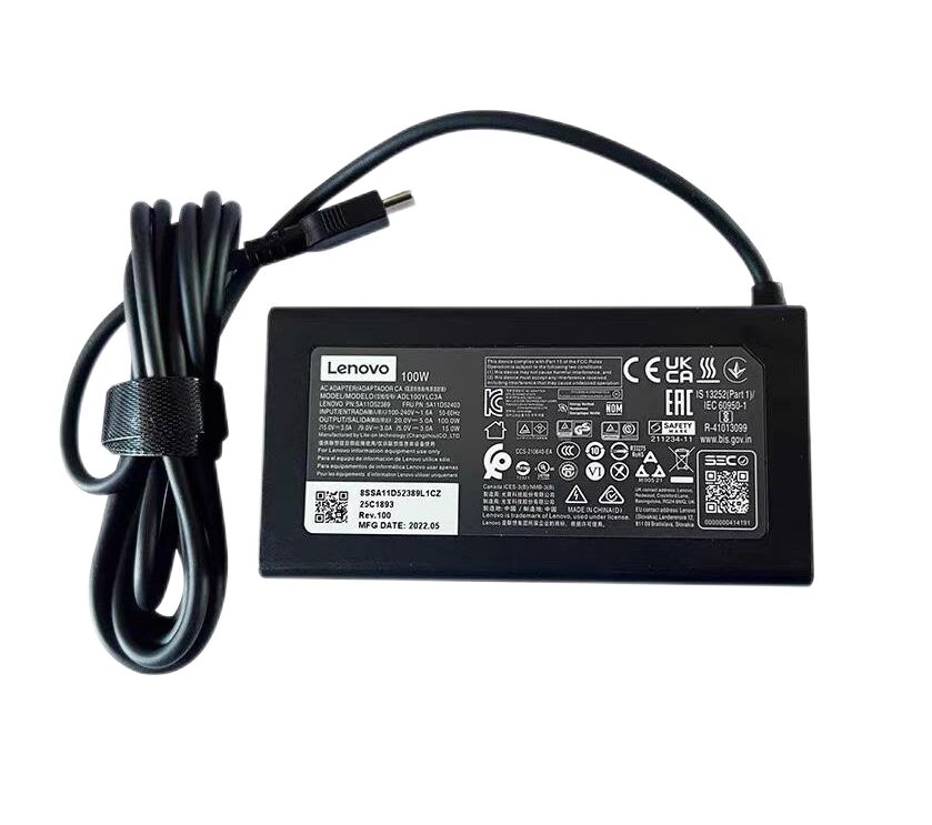 Chargeur Lenovo USB-C 20V5A 100 W Type C