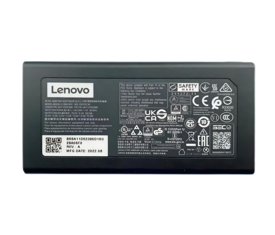 Chargeur Lenovo USB-C 20V5A 100 W Type C – Image 2