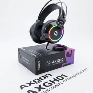 Casque Gaming Professionnel Axoon AXGH01 – Rétroéclairage RGB