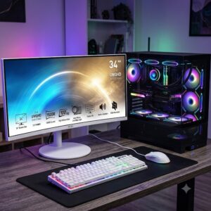 Gamer core i9-14900K / RTX 5060Ti – 16 Giga / 64 Giga DDR5  + Ecran MSI 34″ LED