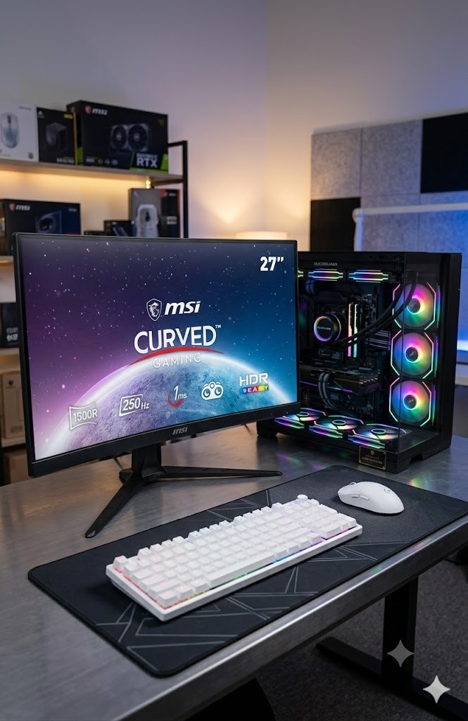 Gamer core i7-12700/ RTX 5050 – 8Giga / 32G DDR4 + Ecran MSI 27pouces 250 HZ