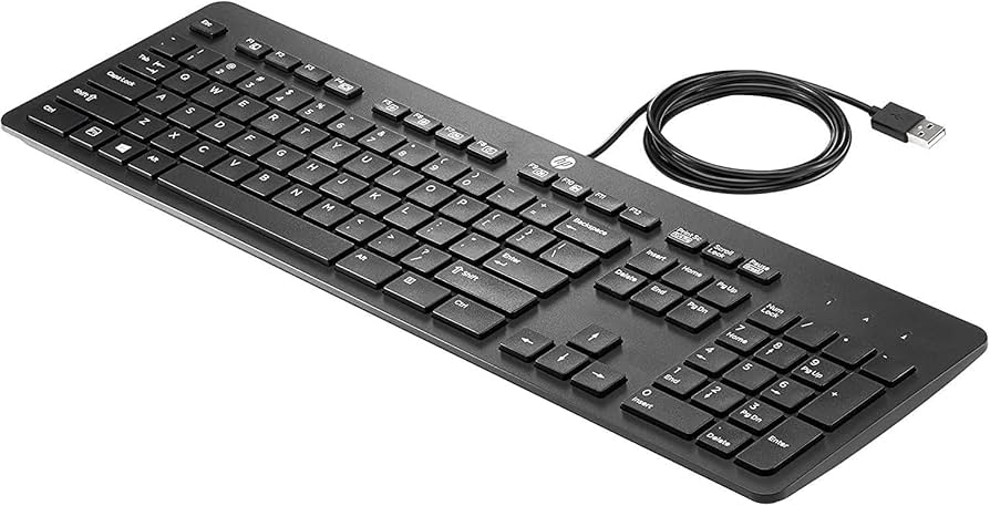Clavier filaire HP USB AZERTY avec pavé numérique – Image 3