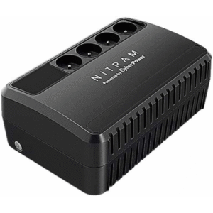 Onduleur Nitram 1000 Va BU1000E 4 prises avec régulateur de tension AV